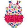 RuffleButts Baby/Toddler Knit Tie Shoulder Bubble Romper - 2 of 4