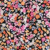 black ditsy floral