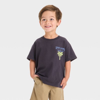 Grayson Mini Toddler Boys' Good Things Are Coming Graphic T-Shirt - Black