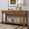CAVINAS 63 inch Long Console Table,Modern Entryway Table with 3 Drawers and 1 Bottom Shelf for Living Room,Entryway Hallway - 2 of 4
