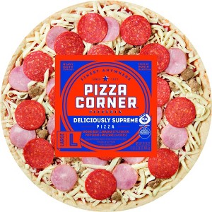 Pizza Corner Supreme Frozen Pizza - 28.38oz - 1 of 4