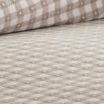 gingham taupe