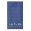 Sparkle and Bash 100 Pack Navy Blue Napkins for Wedding Reception with Gold Foil, Mr and Mrs, 3-Ply, 4 x 8 In - 3 of 4