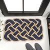 JONATHAN Y Maeve Classic Coastal Scalloped Basketweave Coir Indoor/Outdoor DoorMat - 3 of 4