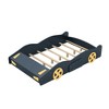 Sapphtopaz Bed Frame for Kids with Race Car-Shaped Wood Platform Bed with Wheels and Storage for Boys & Girls, Bedroom, Nursery - 3 of 4