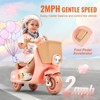 Christmas Gift! Kids Ride on Motorcycle 12V Electric Motor Trike with LED for Kids Aged 3+ - 3 of 4