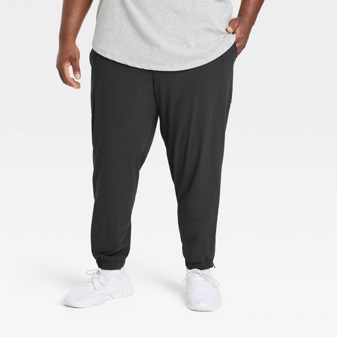 Men's Big Tricot Joggers - All In Motion™ Black 3xl
