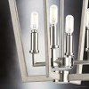 Urban Ambiance Luxury Modern Indoor Chandelier,  18-3/8''H x 14-1/4"W x 14-1/4''D,  Brushed Nickel Finish, UHP4566 - 4 of 4