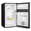 Impecca 3.1 Cu. Ft. Double-Door Refrigerators, Black - 2 of 4
