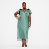 Women's Flutter Short Sleeve Maxi A-Line Dress - Wild Fable™ - 2 of 4