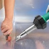 VEVOR Hot Air Plastic Welder, 1600W Hot Air Torch Pistol, 122-1112℉ PVC TPO Vinyl Heat Gun Welding Torch with 4 Accessories, Green - 2 of 4