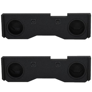 Q Power Dual 12" Q Bomb Subwoofer Box for GMC/Chevy 14-16 Cab Trucks (2 Pack) - 1 of 4