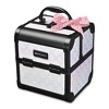 Byootique Makeup Train Case Cosmetic Organizer w/ Mirror Artist - 2 of 4