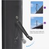 PURPLE LEAF 10x10 Ft Cantilever Umbrella Square Outdoor Patio Umbrella with 360 Rotation Adjustable Garden Pool Umbrella With Base - 4 of 4