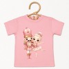 Pink Nutcracker Ballerina - Youth Short Sleeve Graphic T-Shirt and Toddler Short Sleeve Graphic T-Shirt - 2 of 4
