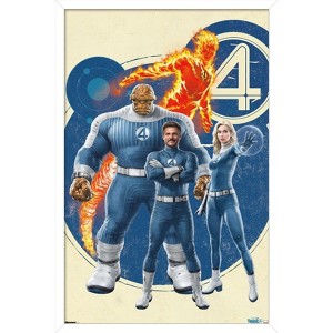 Trends International Marvel Fantastic Four: First Steps (2025) - Group Framed Wall Poster Prints - 1 of 4