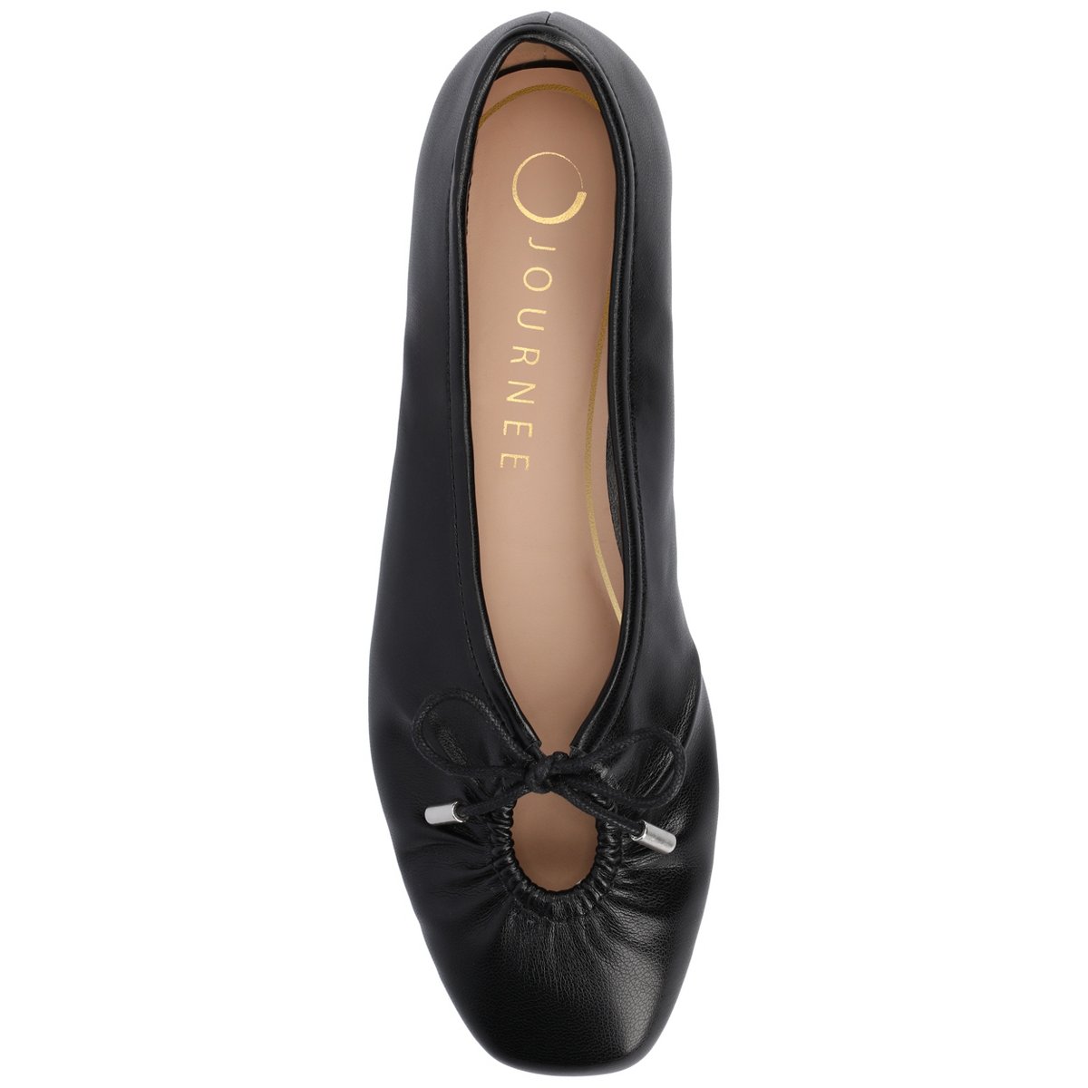 Женские платья Journee Collection Journee Women's Callee Medium and Wide Width Ballet Dress Flats, Black 8 — фото 4