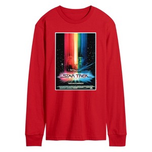 Men's - Star Trek - Retro Movie Poster Long Sleeve Graphic T-Shirt - 1 of 3