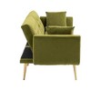 CAVINAS Loveseat Sofa with Metal Feet, Modern Convertible Sofa, Vintage Accent Sofa, Upholstered Sofa Couch for Living Room - 2 of 4