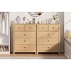 Garvee 5 Drawer Dresser for Bedroom, Tall Dresser with Deep Drawers, Metal Knobs, Modern Wood Grain Chests of Drawers for Entryway, Hallway - 3 of 4