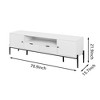 VANIRROR Modern TV Console & Entertainment Center with Storage – 70.86 x 15.74 x 21.85 Inches – Stylish Media Stand for Living Room - 3 of 4