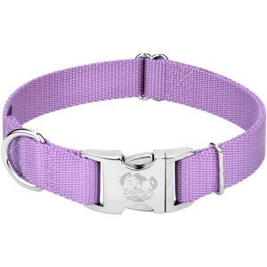 Country Brook Petz Premium Nylon Dog Collar with Metal Buckle for Small Medium Large Breeds - Vibrant 30+ Color Selection - 1 of 4