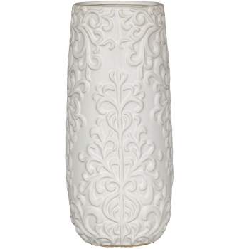 Sullivans Embossed Ceramic Vase