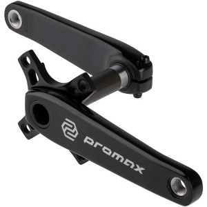 Promax HF-2 Crankset - 180mm, 24mm Spindle, 2-Piece, Black - 1 of 2