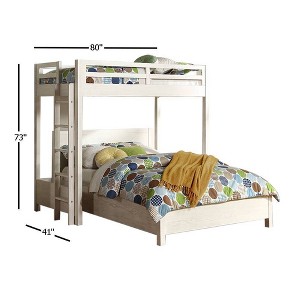 80" Twin Loft Bed Celerina with Study Area & Ladder - Acme Furniture - 1 of 4