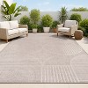 JONATHAN Y Nordby High-Low Geometric Arch Scandi Striped Indoor/Outdoor Area Rug - 4 of 4