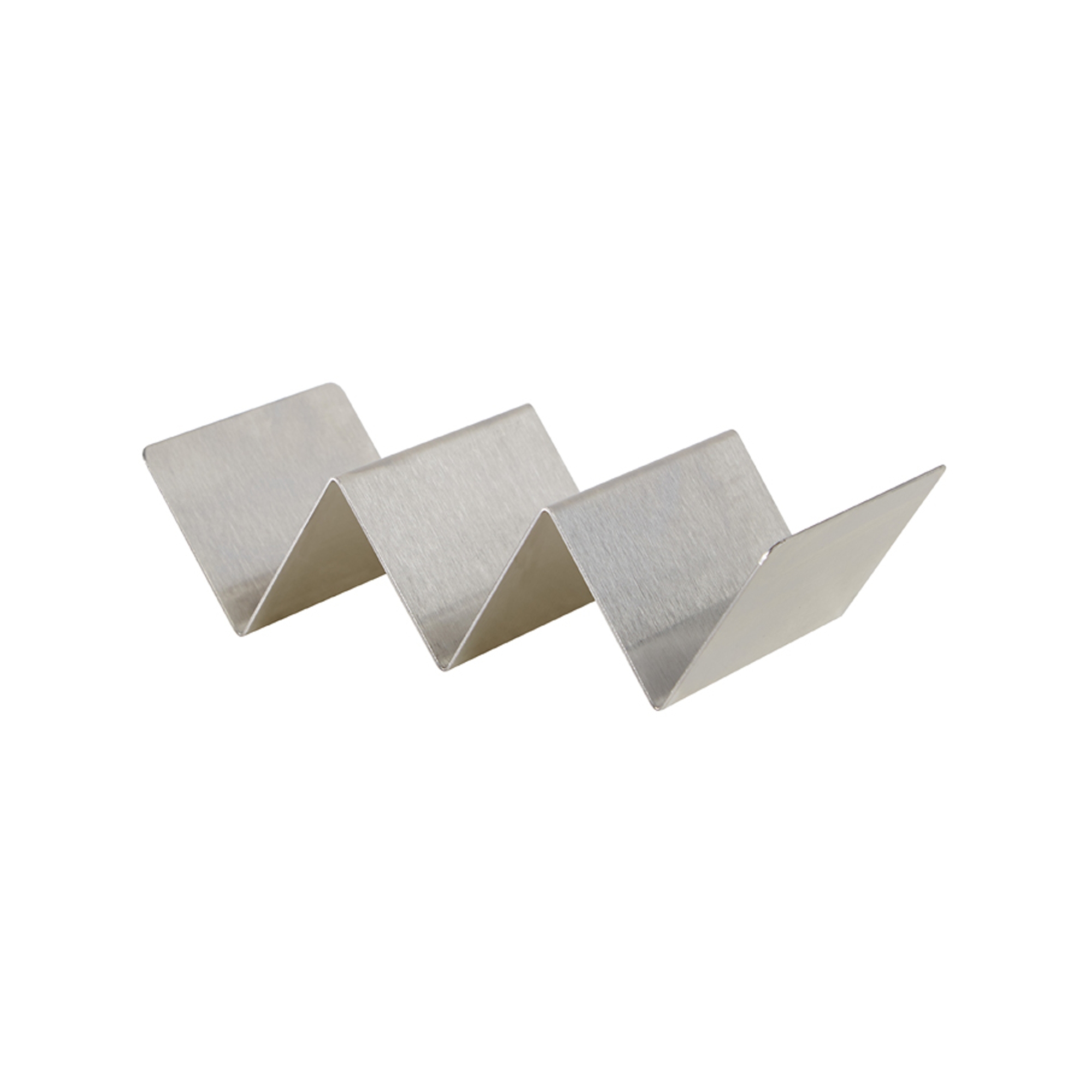 Winco Taco Holder, Stainless Steel, 2-3 Slots - Pack of 3