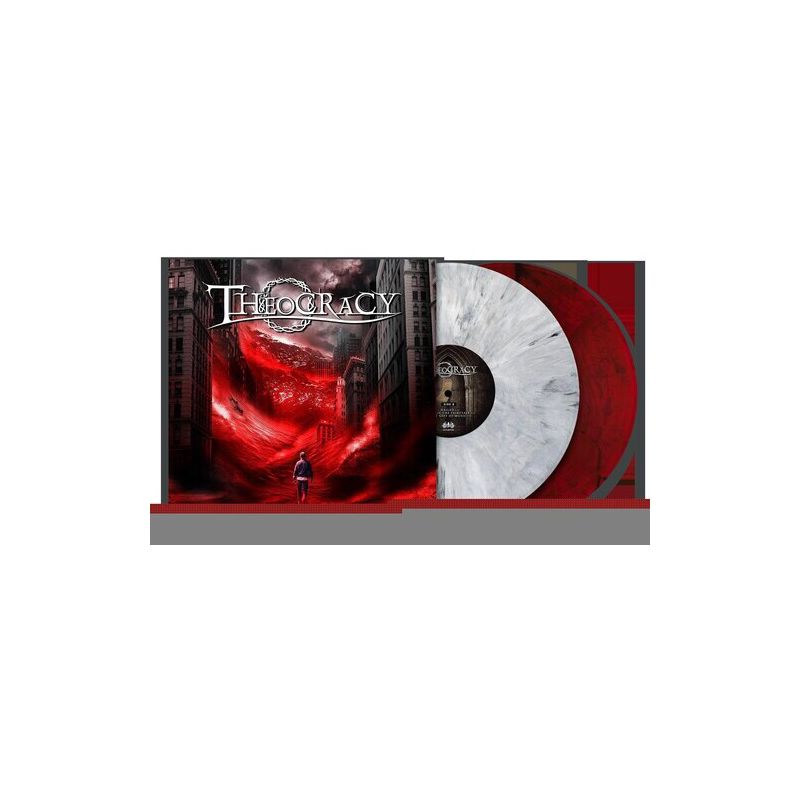 Theocracy - As the World Bleeds (White/Black Marble + Blood Red Vinyl), 1 of 2