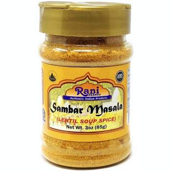 Sambar Masala, Indian 10-Spice Blend - 3oz (85g) - Rani Brand Authentic Indian Products