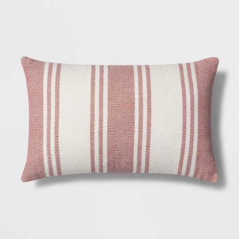 Woven Stripe Lumbar Throw Pillow Threshold Target