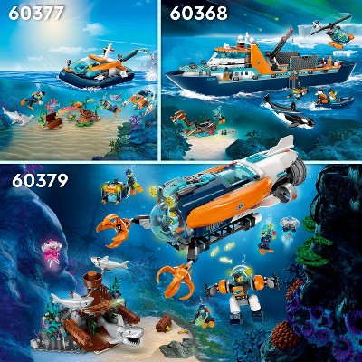 LEGO City Explorer Diving Boat Ocean Building Toy Set 60377_4