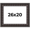 PosterPalooza | 3.5" Wide Ornate Black Picture Frame - UV Acrylic, Backing Board, Hanging Hardware Included - 2 of 4