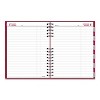 CoilPro Daily Planner, 10 x 7.88, Red Cover, 12-Month (Jan to Dec): 2026 - 3 of 4