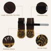 Unique Bargains Non-Slip Dog Socks with Reflective Adjustable Tapes Brown 4 Pcs - 2 of 4