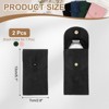 Unique Bargains Thick Velvet Watch Jewelry Storage Bags 5.1" x 2.8" 2 Pcs - 2 of 4