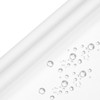 Unique Bargains Plastic Golden Edge Bouquet Flower Wrapping Paper 3 Packs with 3 Rolls Ribbons White - 4 of 4