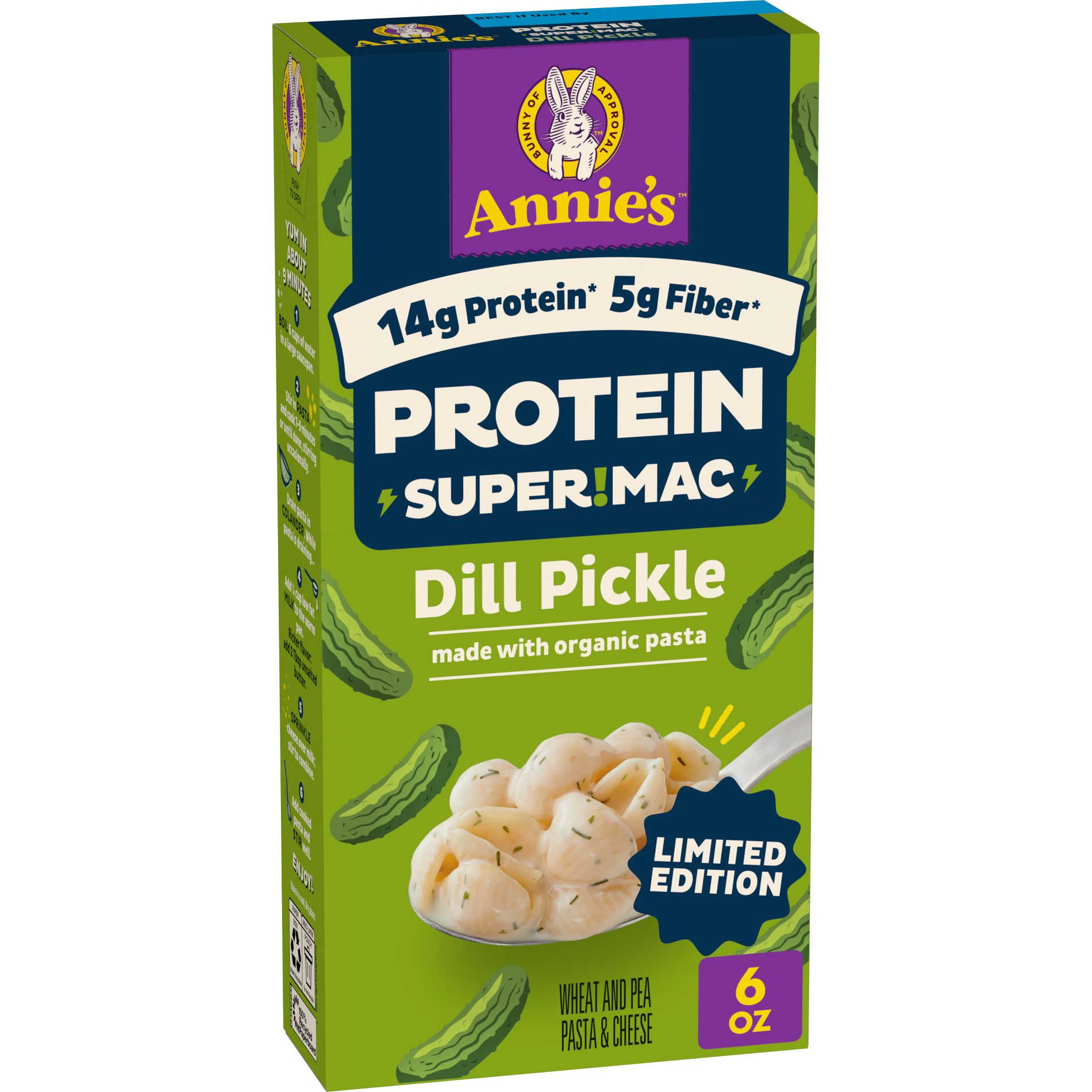 Annie's Protein Pickle Flavor Pasta and Cheese - 6oz