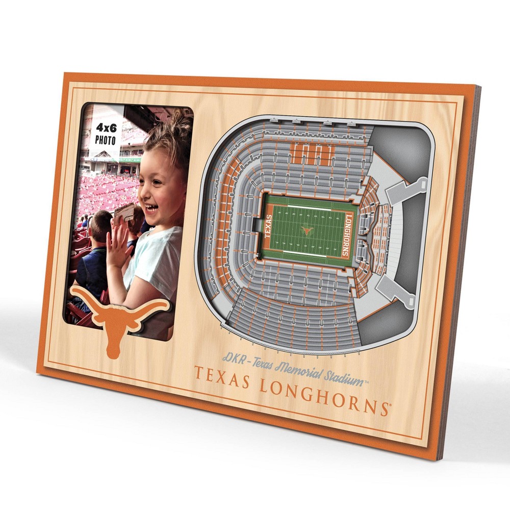 Photos - Photo Frame / Album 4" x 6" NCAA Texas Longhorns 3D StadiumViews Picture Frame