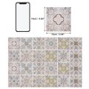 Unique Bargains PVC Tile Stickers 3.94"x3.94" Yellow Green 24 Pcs - 3 of 4