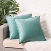 Unique Bargains Velvet Throw Home Decor Solid Couch Sofa Living Room Pillow Covers - 2 of 4
