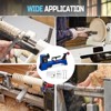Wood Lathe Machine,Benchtop Lathe with Thickened Tool Rest for High Speed Sanding and Polishing of Finished Work - 4 of 4