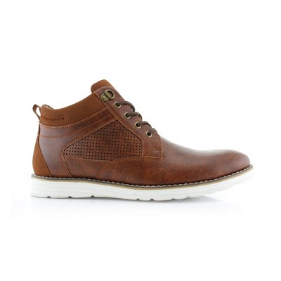 Polar Fox Mens Sanders MPX506058 Mid-Top Perforated Casual Sneaker Boots, in Brown, Size 11 — фото 2
