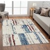 Luxe Weavers Modern Distressed Abstract Indoor Area Rug - 3 of 4