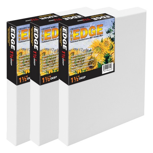 The Edge All Media Pro Cotton Canvas 8x10 - 1-1/2 Deep (Box of 3)