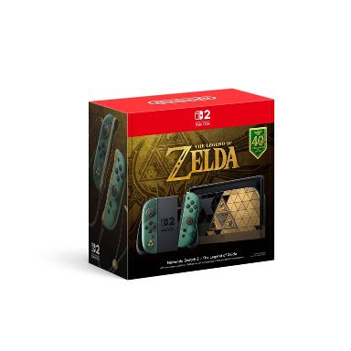 Nintendo™ Switch 2 The Legend of Zelda 40th Anniversary Edition Console System