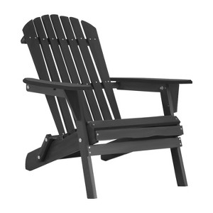 FDW Folding Adirondack Chair Outdoor Outdoor Lawn Chair with 250lbs Duty Rating Companion for Sunbathing Reading or Simply Enjoying Nature - 1 of 4